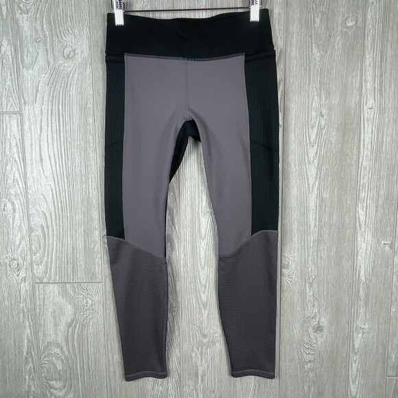 FABLETICS Powerhold Lavender Grey Mesh Yoga Running Leggings Womens Sz Small - Picture 1 of 8